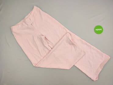 woskowane legginsy z wysokim stanem zara: Material trousers for women, size XL (EU 42) — 2
