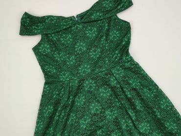 sukienka maxi butelkowa zieleń długi rękaw: Sukienka damska, rozmiar M — 2