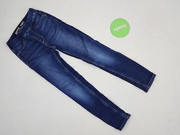 bluzy hello kitty: Spodnie jeansowe, H&M, 7 lat, 116/122, stan - Bardzo dobry — 2