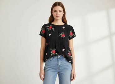 obcisła bluza: Bluzka damska, M — 6