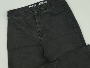 biale szerokie jeansy: Beloved, Jeansy damskie, rozmiar M — 1