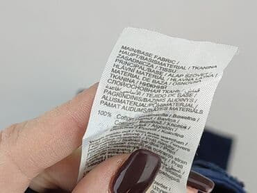 granatowe chinosy damskie: Orsay, Spodnie materiałowe damskie, rozmiar L — 6