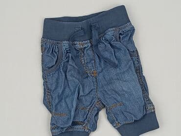 spodnie piżamowe hm: Denim pants, Next, 3-6 months, condition - Good — 1