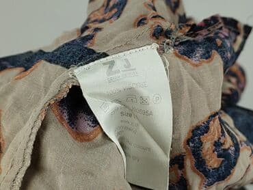 bluzki dopasowane eleganckie: Denim, Women's blouse, L — 5