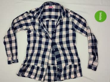 woskowane spodnie stradivarius: Shirt 15 years, condition - Very good, pattern - Cell, color - Blue — 2