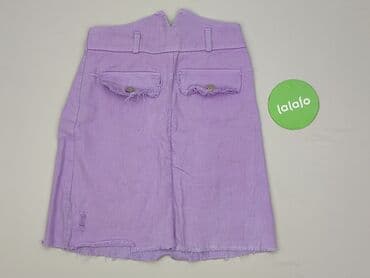 spódnice jeansowe z szelkami: Denim, Spódnica damska, rozmiar S — 2