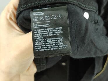 czarne krótkie spodenki jeansowe: H&M, Szorty damskie, rozmiar XL — 6