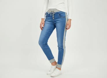 joggery damskie plus size: Women`s trousers, size S — 1