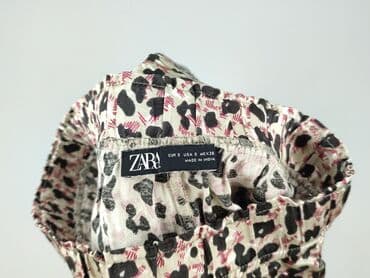 spodnie z piorami zara: Zara, Spodnie materiałowe damskie, rozmiar S — 4