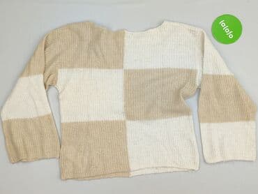 sweter z kwadratów: Sweter damski, rozmiar L — 3