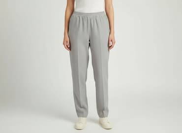 baggy grey jeans: Spodnie materiałowe damskie, rozmiar S — 5