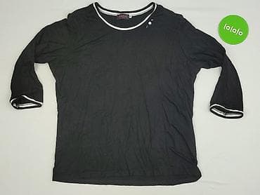 czarne bluzki plus size: Bluzka damska, rozmiar XL — 3