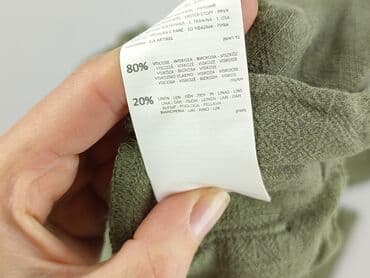 oliwkowe buty: Spodnie materiałowe damskie, rozmiar S — 5