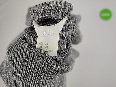 srebrne: H&M, Sweter damski, rozmiar XS — 4
