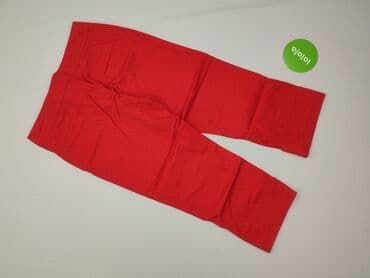 pomarańczowe spodnie hello kitty: Bershka, Spodnie 3/4 damskie, rozmiar M — 3