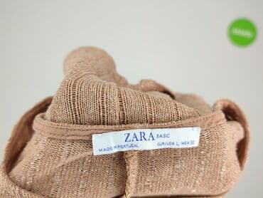 zara sweter z bufiastymi rękawami: Zara, Sweter damski, rozmiar L — 4