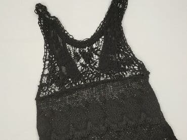 czarne bluzki z koronką plus size: Жіноча блуза, розмір S — 2