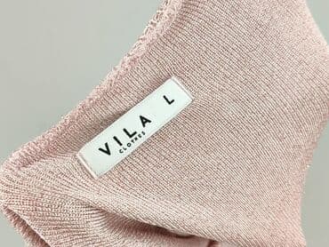 koszulka na ramiączkach jedwabna: Vila, T-shirt damski, rozmiar L — 4