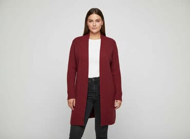 długi sweter sukienki: Kardigan damski, rozmiar XL — 6