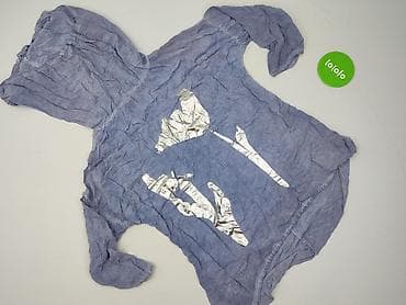 bluza admor niebieska: Bluza z kapturem damska, rozmiar One size — 2