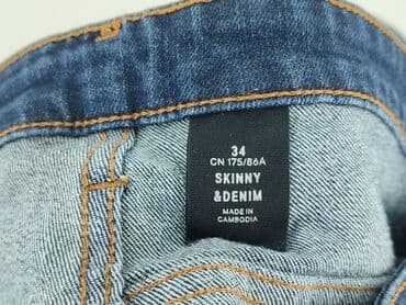 dżinsy push up z wysoką talią: H&M, Jeans for women, size XS (EU 34) — 4