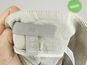krótkie dopasowane spodenki: H&M, Shorts for women, size XS (EU 34) — 4
