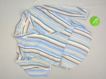 koszulka z długim rękawem w paski: Bluzka damska, rozmiar L — 2