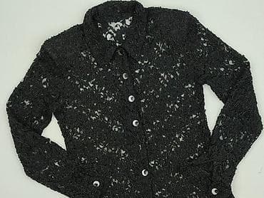 czarne eleganckie bluzki: Bluzka damska, rozmiar S — 1