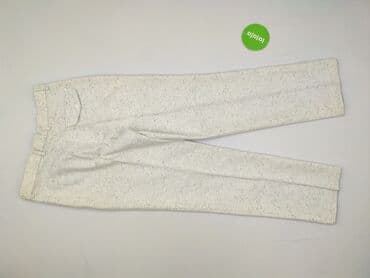 jeansy damskie podarte: Material trousers for women, size L (EU 40) — 3