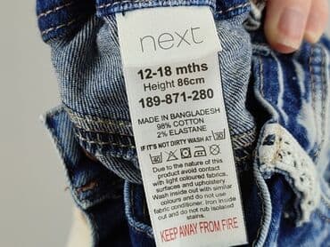 jumitex spodnie: Spodnie jeansowe, Next, 12-18 miesięcy, stan - Idealny — 5