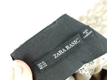 legginsy woskowane wysoki stan: Zara, Legginsy Eleganckie damskie, rozmiar XS — 4