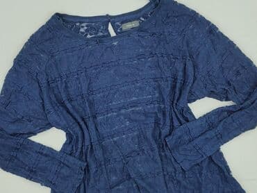 sweter piórkowy na drutach: Yessica, Bluzka damska, rozmiar L — 1