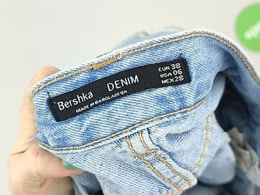 biale spodenki: Bershka, Szorty damskie, rozmiar M — 4