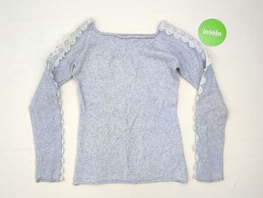 srebrne sukienki na imprezę: Harmony, Sweter damski, rozmiar L — 2