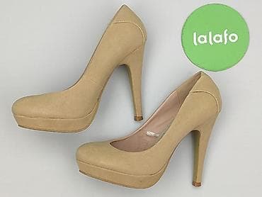 buty esprit deichmann: Beżowe czółenka na wysokim obcasie IN EXTENSO - Damskie szpilki z — 3