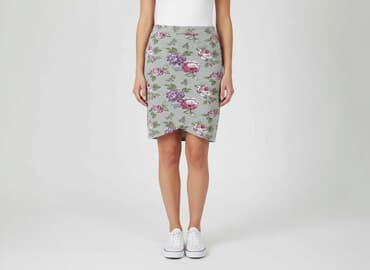 plisowane spódnice szara: Tom Rose, Spódnica damska, rozmiar M — 6