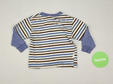 koszule czerwone: Sweatshirt, 1-3 months, condition - Very good — 3