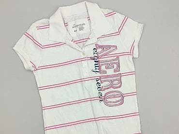 biale spodenki pull and bear: Aeropostale, Damska koszulka polo, rozmiar M — 1