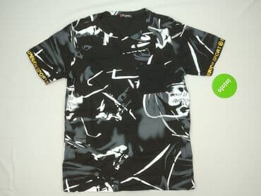 koszulka w czarno zolte paski: Red, Koszulka dla mężczyzn, XL — 2