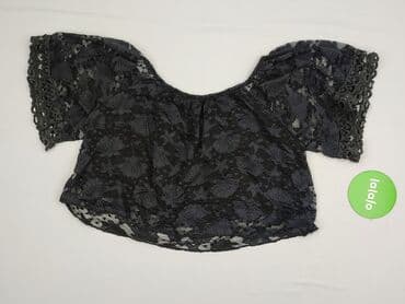 czarne bluzki siateczka: Top damski, rozmiar L — 3