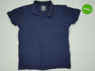 marynarka i krótkie spodenki: Koszulka polo dla mężczyzn, L — 2