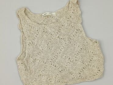 bluzki z transparentnymi rękawami: PULL&BEAR, Top damski, rozmiar XS — 2