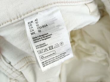 t shirty python: Material trousers for women, size XL (EU 42) — 4
