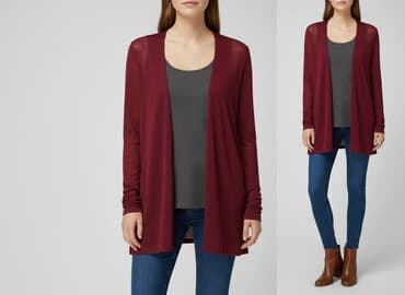 kurtki puchowe hm: H&M, Kardigan damski, rozmiar L — 6