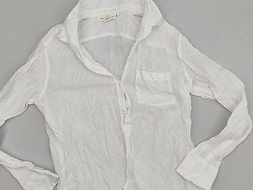 biale trampki hm: H&M L.O.G.G., Koszula damska, rozmiar M — 1