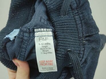 spodnie woskowane goodies: Denim pants, F&F, 9-12 months, condition - Good — 5