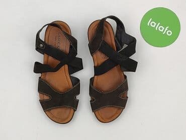 lasocki kozaki na koturnie: Sandały damskie, 38 — 2