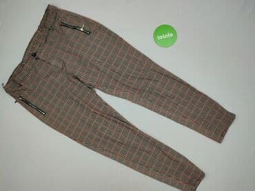 sukienki w pepitkę: Spodnie materiałowe damskie, rozmiar L — 2