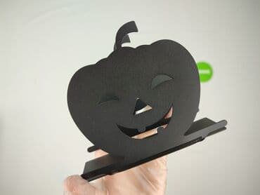 obrus tablecloth: Metalowy stojak/organizer w kształcie halloweenowej dyni (Jack — 5