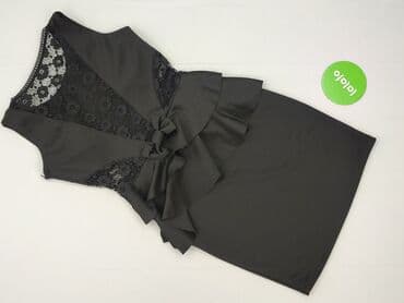 czarna sukienki z falbankami: Sukienka damska, rozmiar S — 3